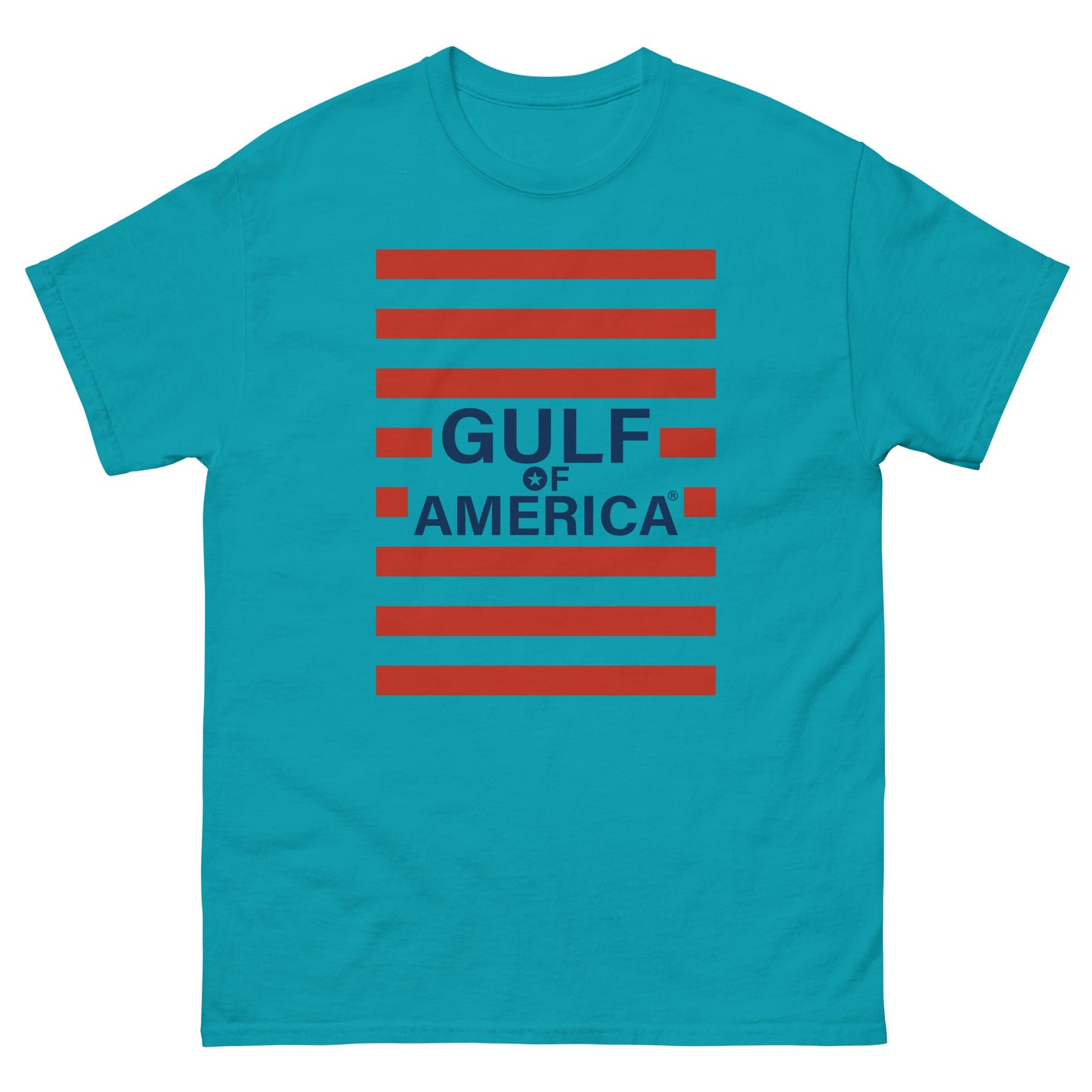Gulf of America - Red Stripe Tee – Premium T Shirt - Summer - Beach - USA - Patriotic - 4th of July - Gulf of America®