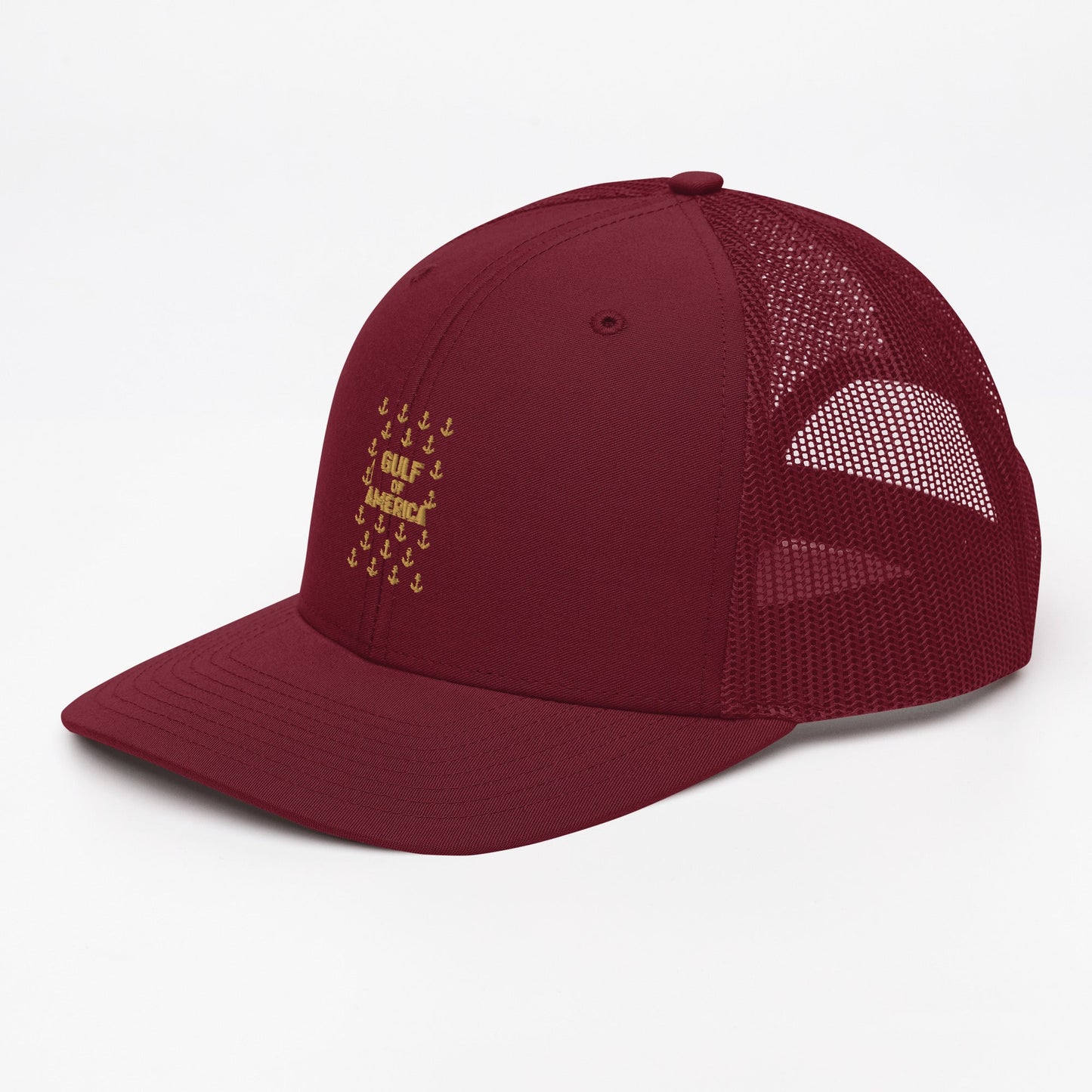 Gulf of America - Sea of Anchors Hat – Premium Modern Trucker Cap - Summer - Beach - USA - Patriotic - 4th of July - Gulf of America®