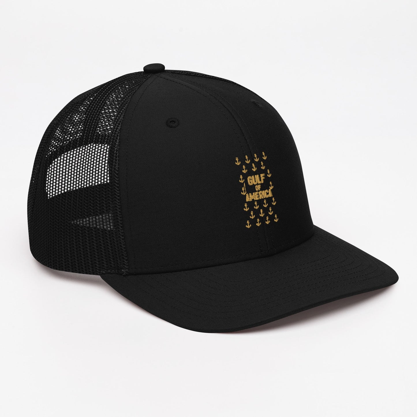Gulf of America - Sea of Anchors Hat – Premium Modern Trucker Cap - Summer - Beach - USA - Patriotic - 4th of July - Gulf of America®