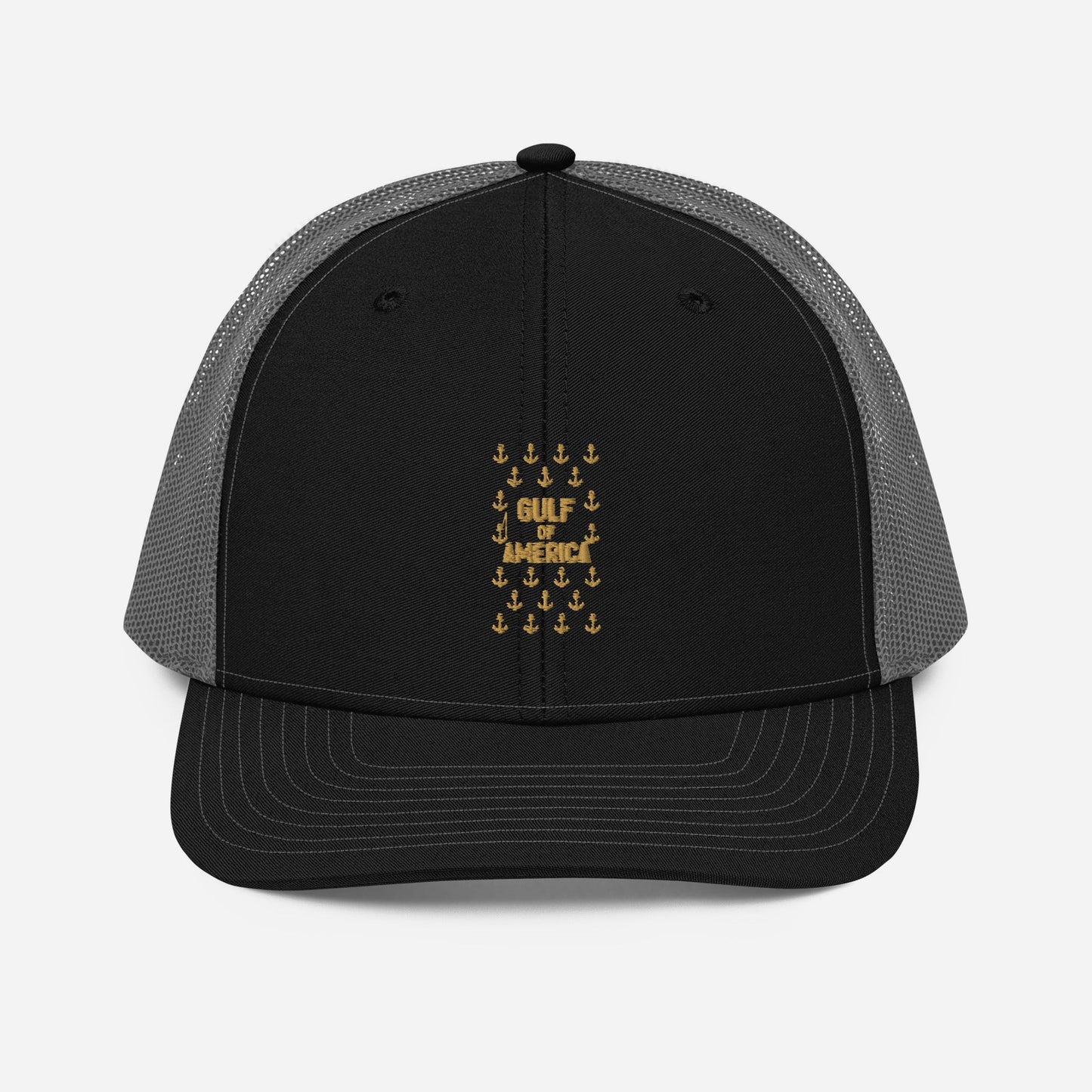 Gulf of America - Sea of Anchors Hat – Premium Modern Trucker Cap - Summer - Beach - USA - Patriotic - 4th of July - Gulf of America®