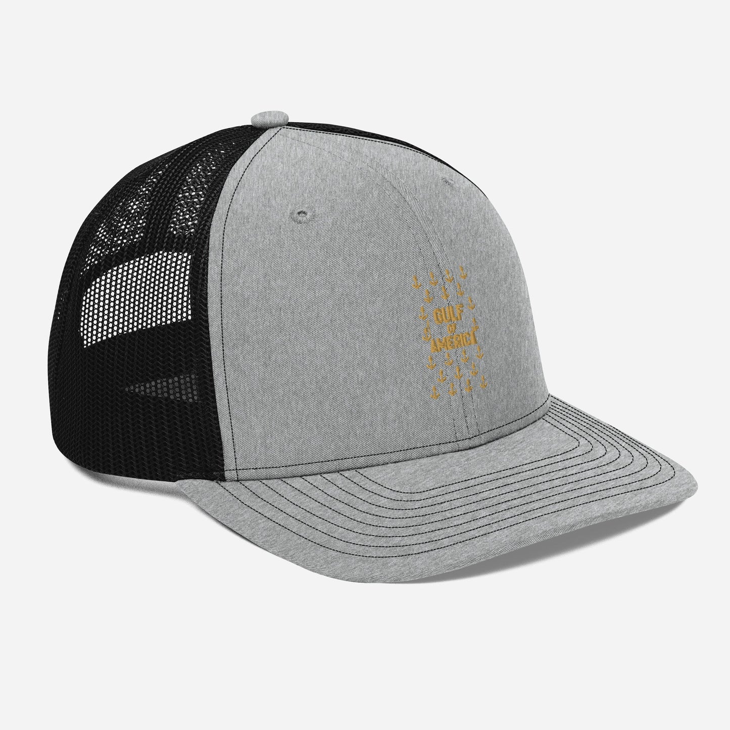 Gulf of America - Sea of Anchors Hat – Premium Modern Trucker Cap - Summer - Beach - USA - Patriotic - 4th of July - Gulf of America®