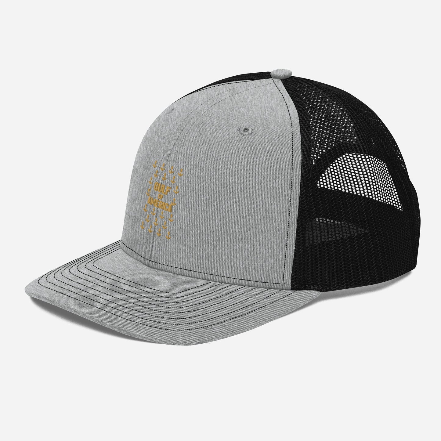 Gulf of America - Sea of Anchors Hat – Premium Modern Trucker Cap - Summer - Beach - USA - Patriotic - 4th of July - Gulf of America®