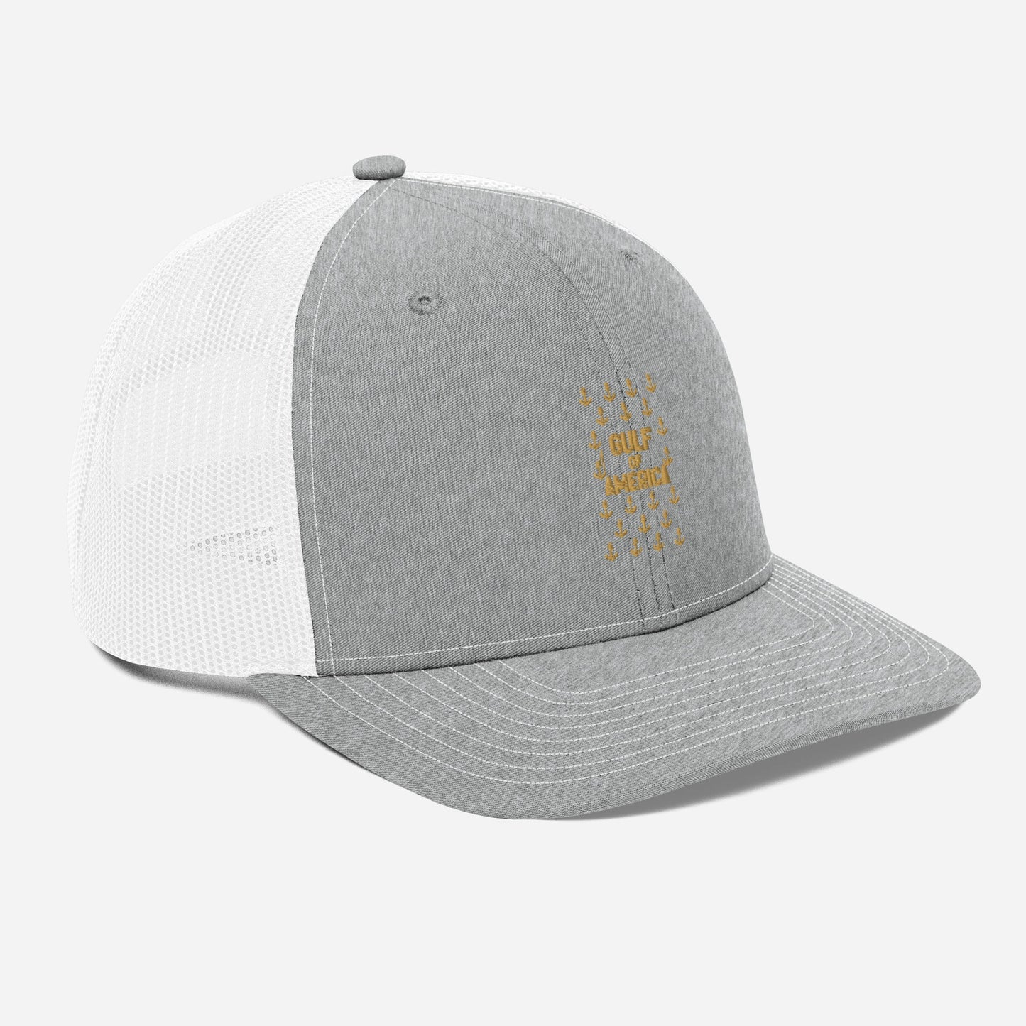 Gulf of America - Sea of Anchors Hat – Premium Modern Trucker Cap - Summer - Beach - USA - Patriotic - 4th of July - Gulf of America®