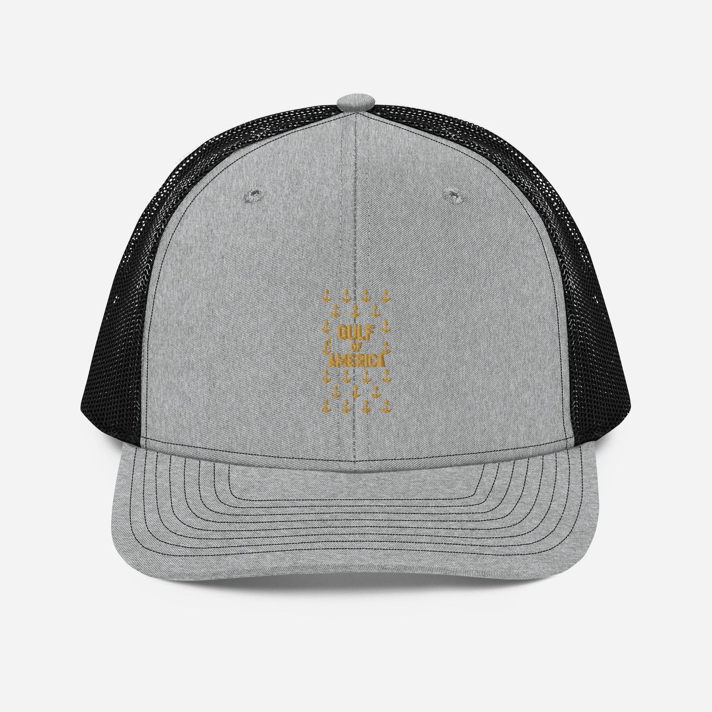 Gulf of America - Sea of Anchors Hat – Premium Modern Trucker Cap - Summer - Beach - USA - Patriotic - 4th of July - Gulf of America®