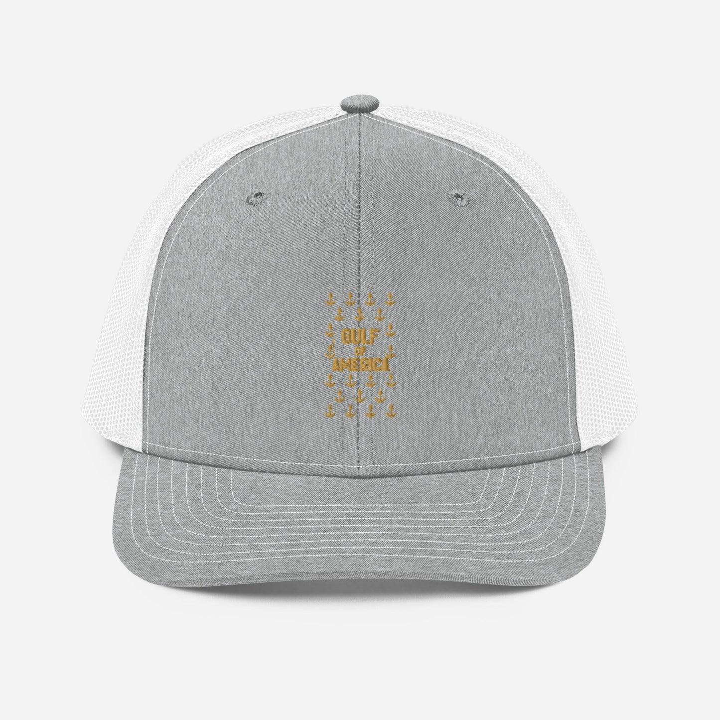 Gulf of America - Sea of Anchors Hat – Premium Modern Trucker Cap - Summer - Beach - USA - Patriotic - 4th of July - Gulf of America®