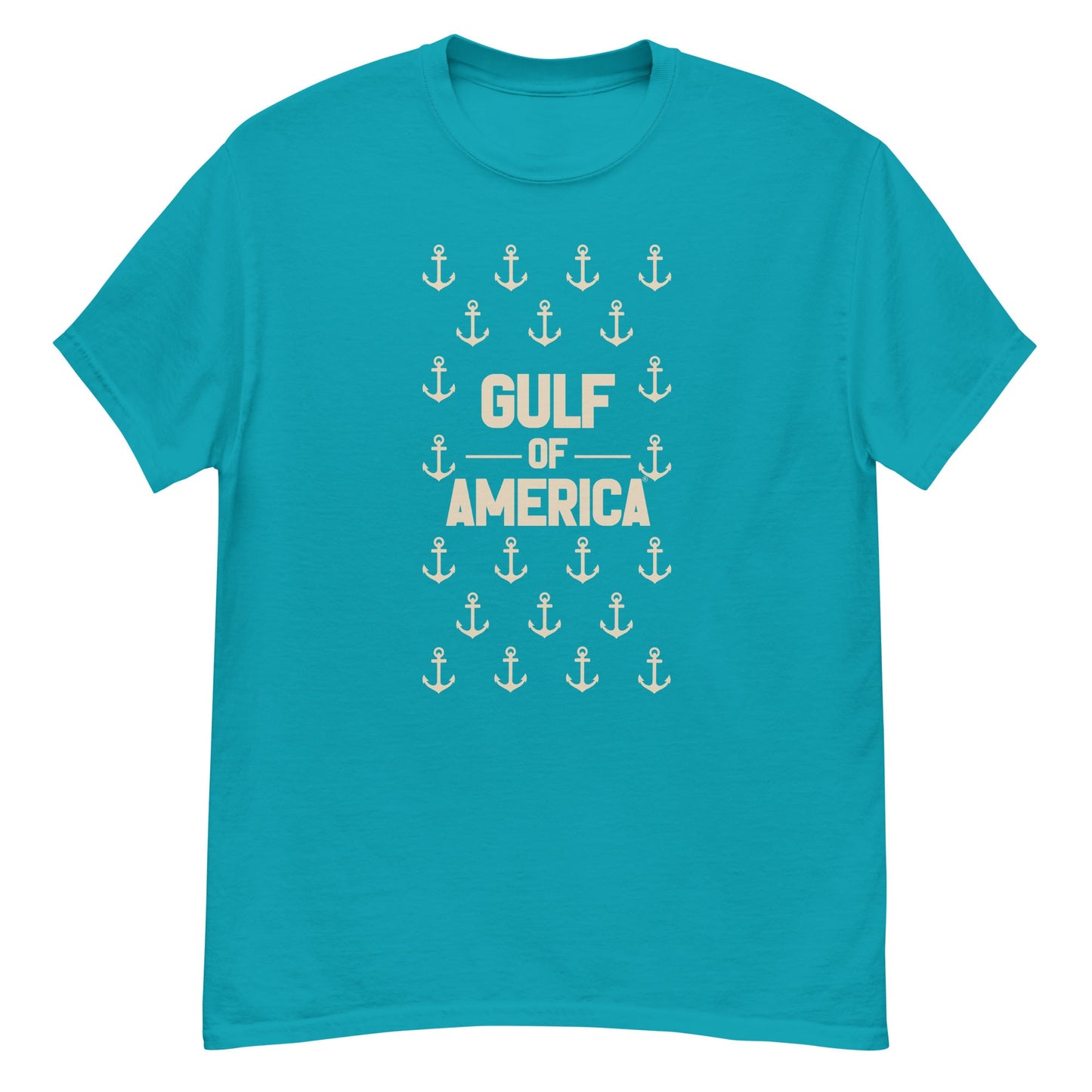 Gulf of America - Sea of Anchors Tee – Premium T Shirt - Summer - Beach - USA - Patriotic - 4th of July - Gulf of America®