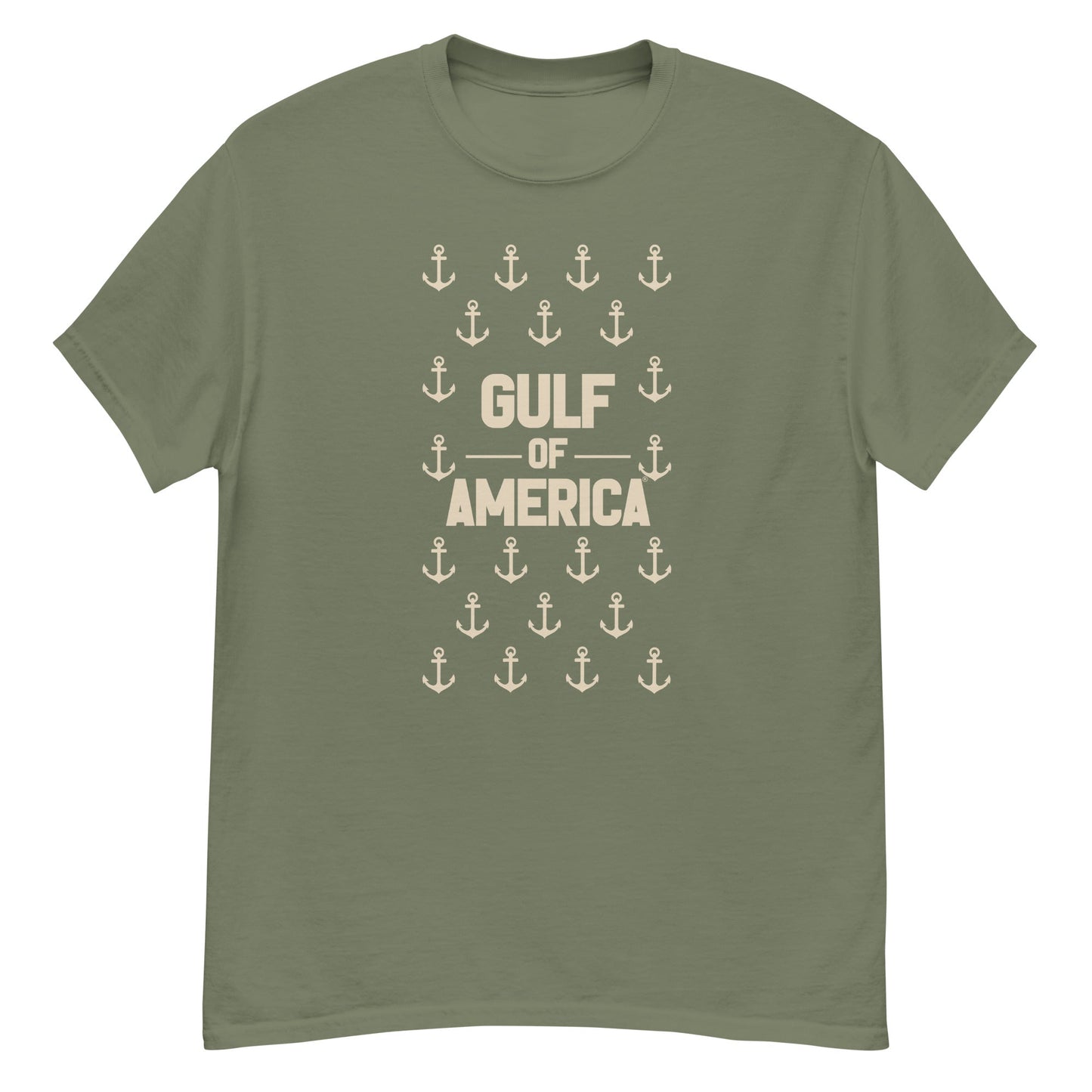 Gulf of America - Sea of Anchors Tee – Premium T Shirt - Summer - Beach - USA - Patriotic - 4th of July - Gulf of America®