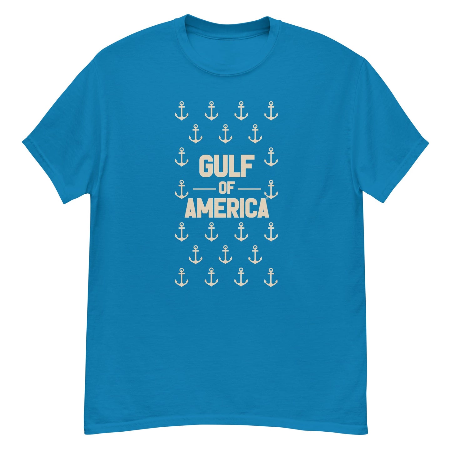 Gulf of America - Sea of Anchors Tee – Premium T Shirt - Summer - Beach - USA - Patriotic - 4th of July - Gulf of America®