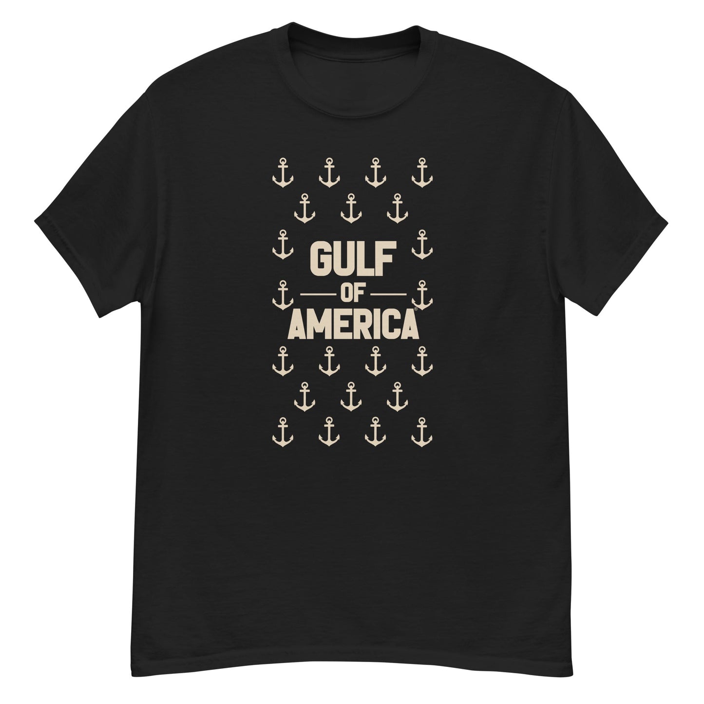 Gulf of America - Sea of Anchors Tee – Premium T Shirt - Summer - Beach - USA - Patriotic - 4th of July - Gulf of America®