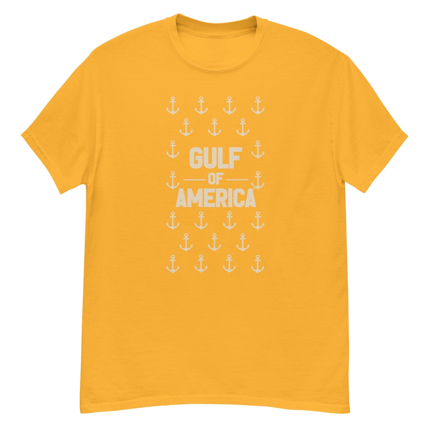Gulf of America - Sea of Anchors Tee – Premium T Shirt - Summer - Beach - USA - Patriotic - 4th of July - Gulf of America®