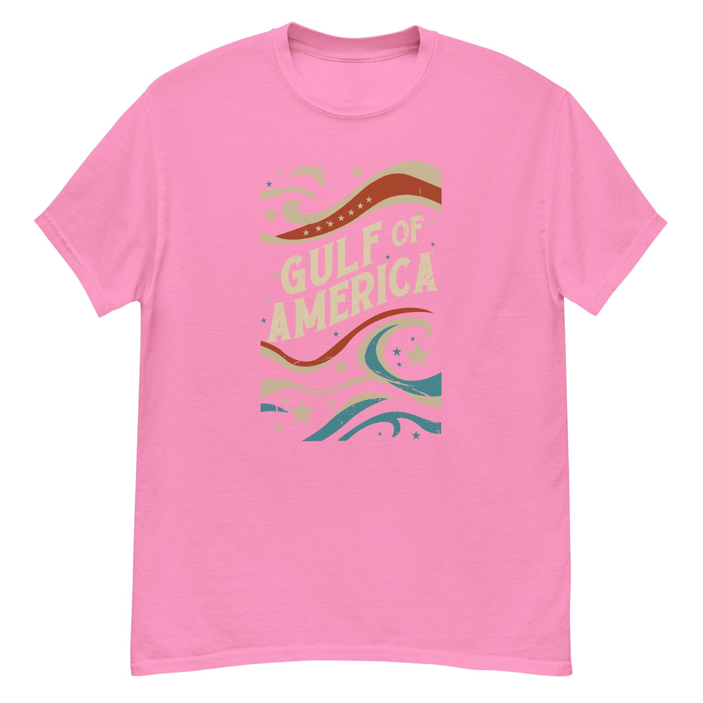 Gulf of America - Streamers and Stars Tee – Premium T Shirt - Summer - Beach - USA - Patriotic - 4th of July - Gulf of America®