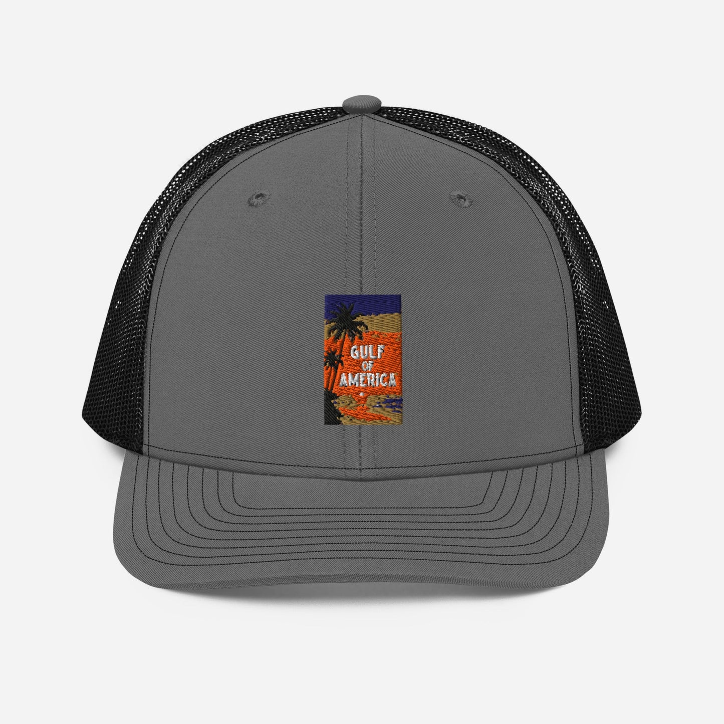 Gulf of America - Sunset Seconds Hat - Premium Modern Trucker Cap - Summer - Beach - USA - Patriotic - 4th of July - Gulf of America®