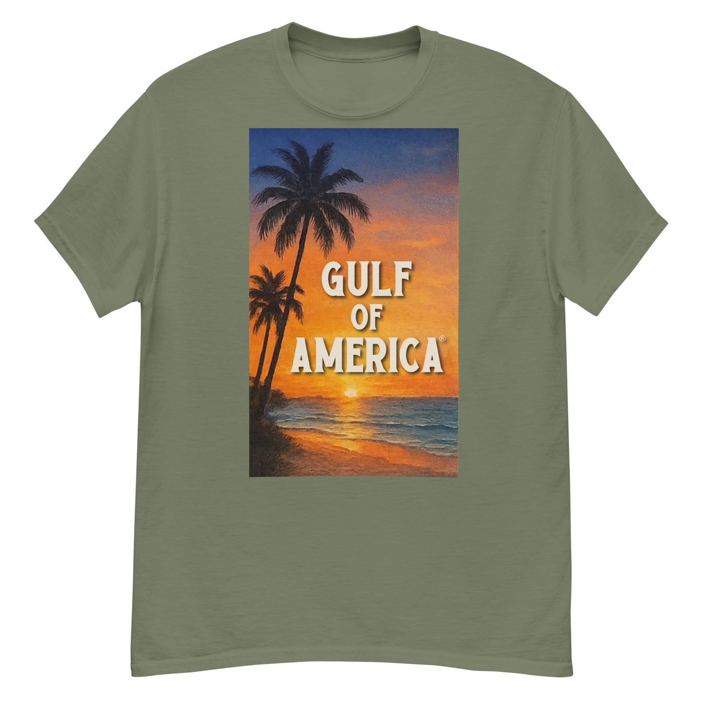 Gulf of America - Sunset Seconds Tee - Premium T Shirt - Summer - Beach - USA - Patriotic - 4th of July - Gulf of America®