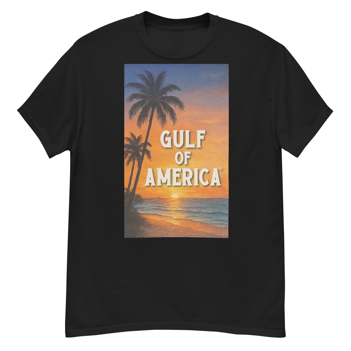 Gulf of America - Sunset Seconds Tee - Premium T Shirt - Summer - Beach - USA - Patriotic - 4th of July - Gulf of America®