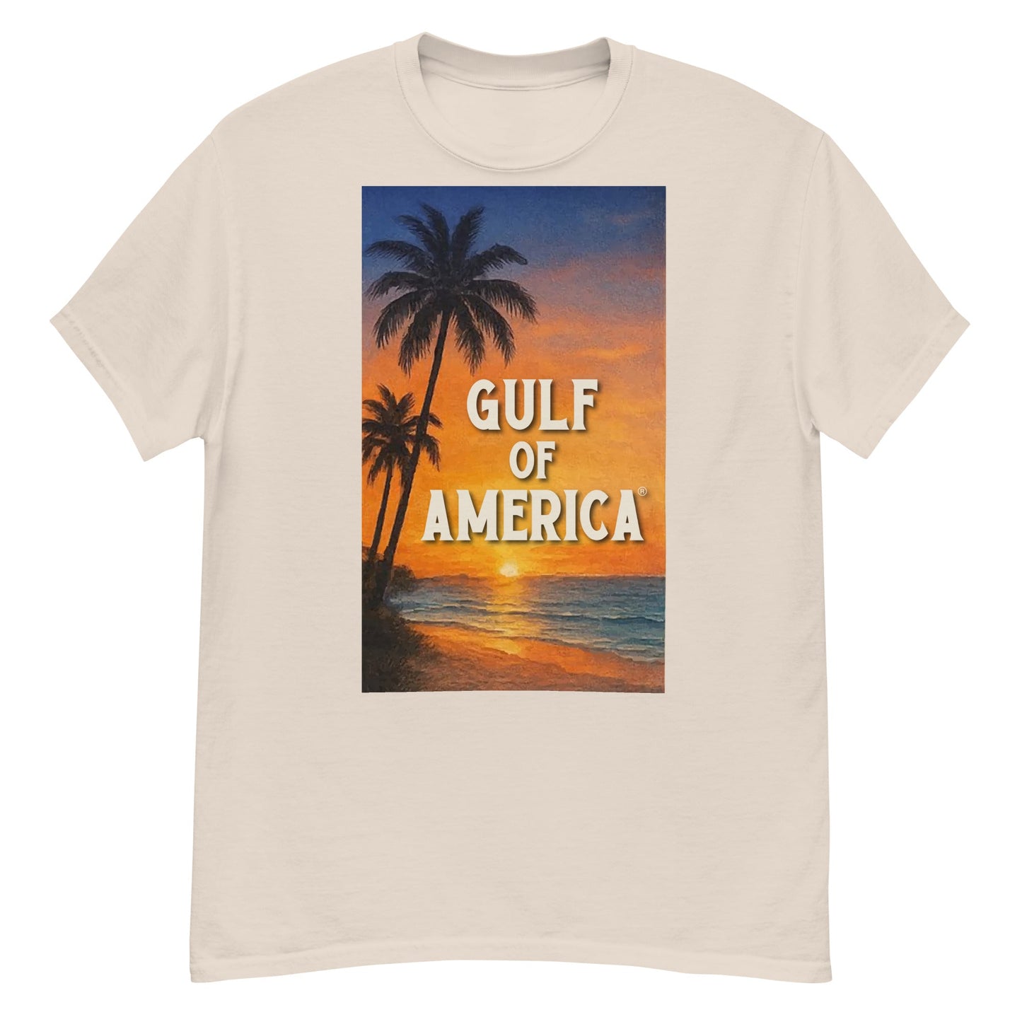 Gulf of America - Sunset Seconds Tee - Premium T Shirt - Summer - Beach - USA - Patriotic - 4th of July - Gulf of America®