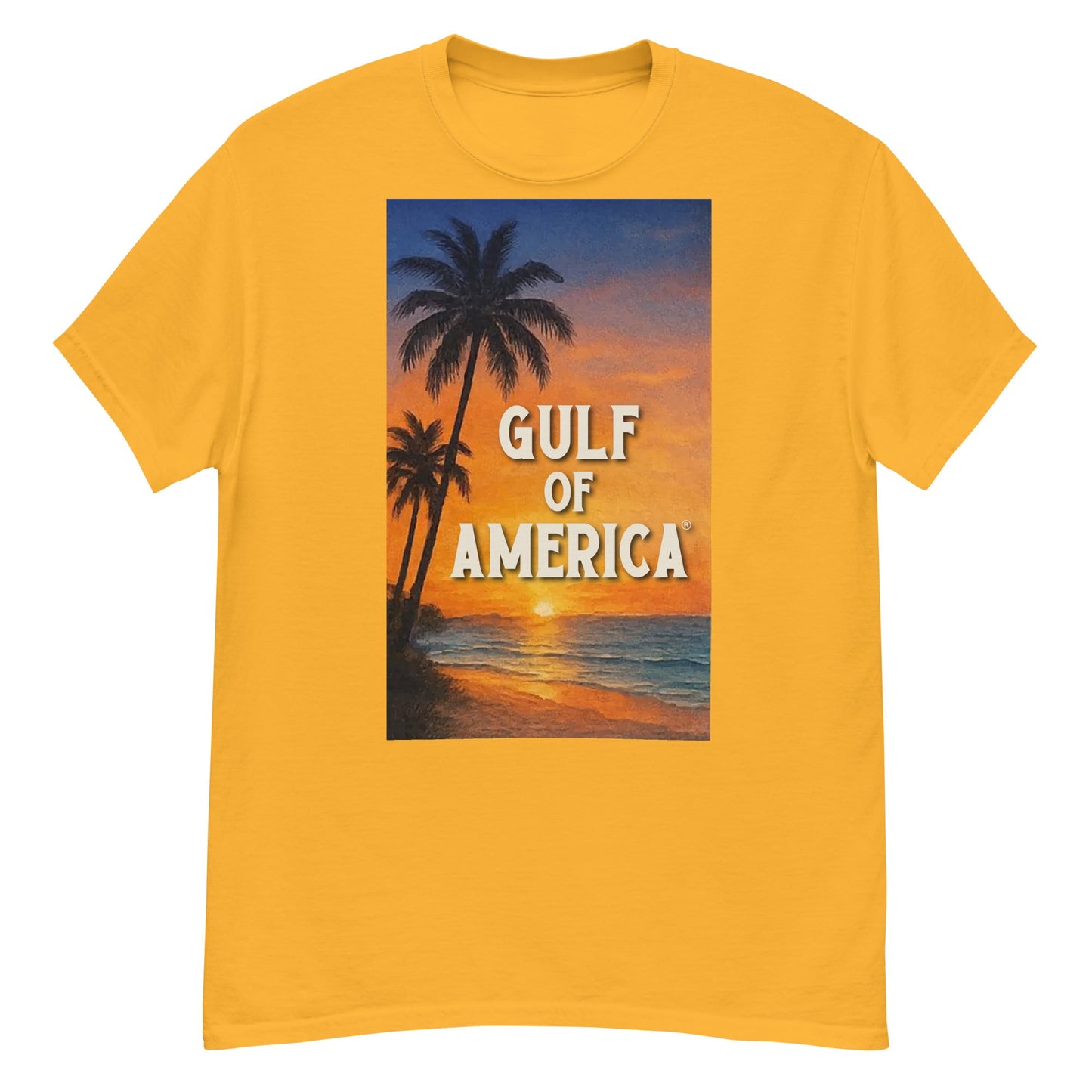 Gulf of America - Sunset Seconds Tee - Premium T Shirt - Summer - Beach - USA - Patriotic - 4th of July - Gulf of America®