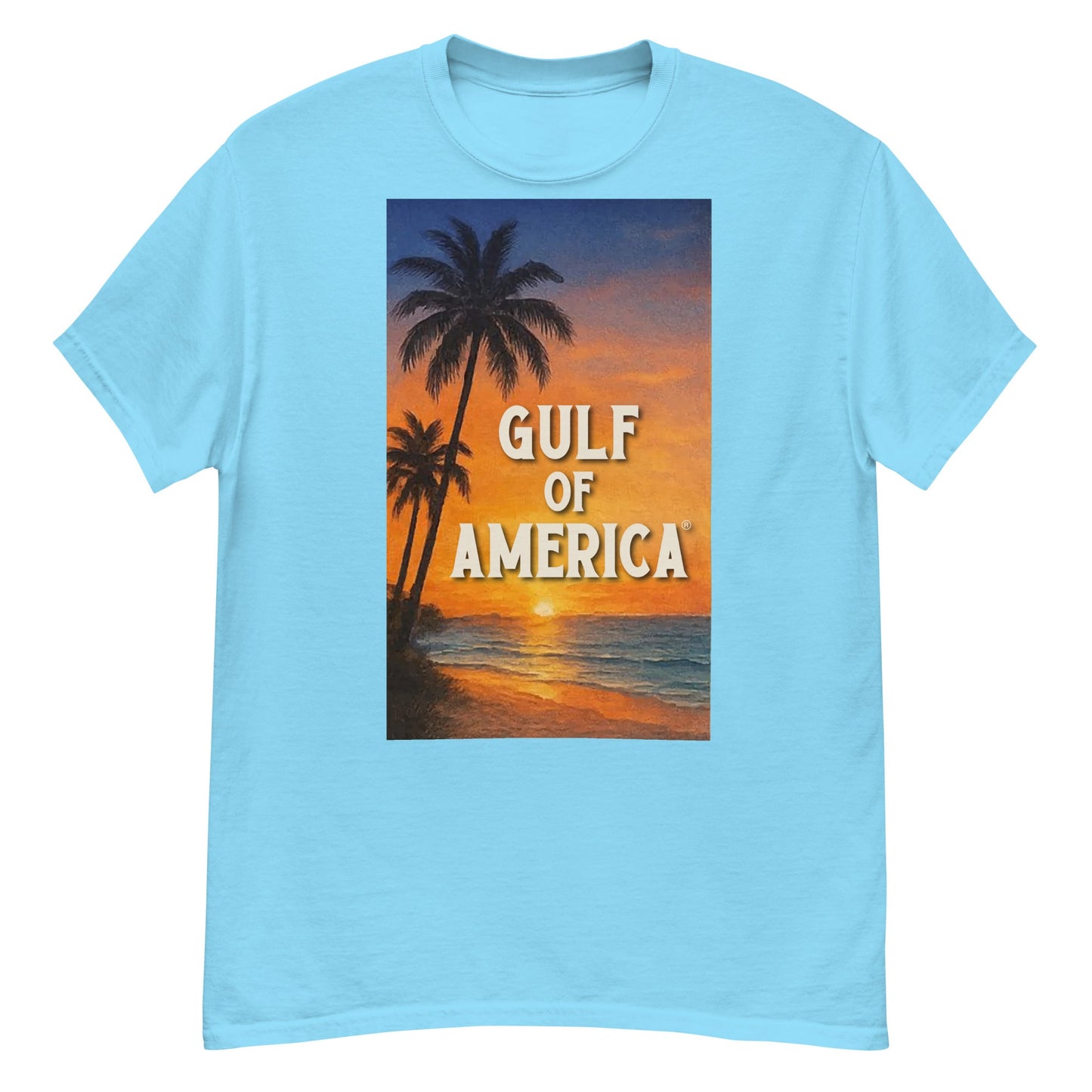 Gulf of America - Sunset Seconds Tee - Premium T Shirt - Summer - Beach - USA - Patriotic - 4th of July - Gulf of America®