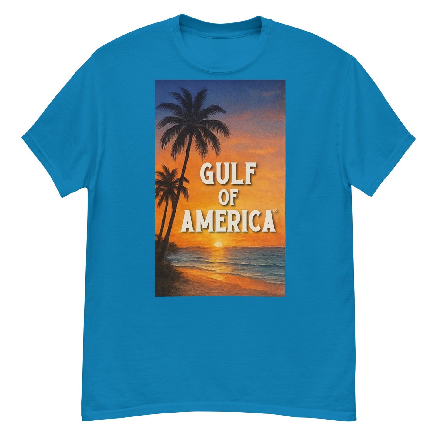 Gulf of America - Sunset Seconds Tee - Premium T Shirt - Summer - Beach - USA - Patriotic - 4th of July - Gulf of America®