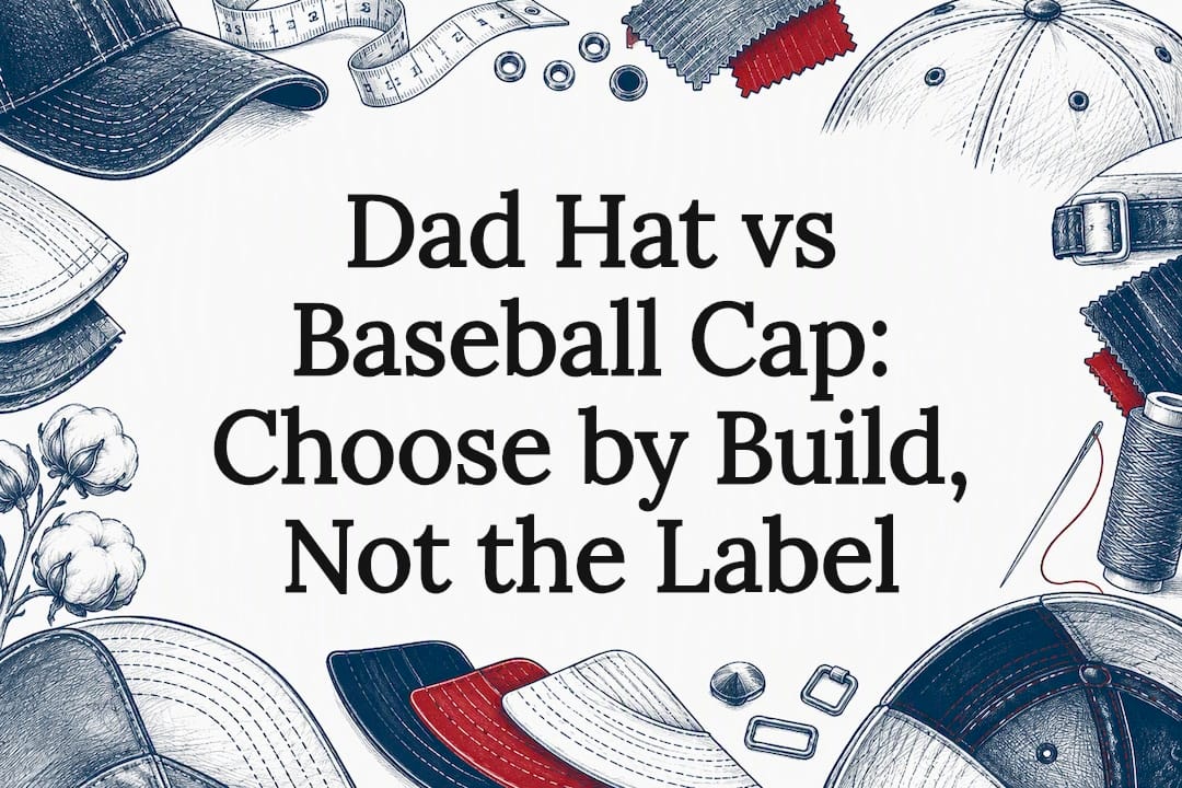 Dad Hat vs Baseball Cap: Choose by Build, Not the Label - Gulf of America®