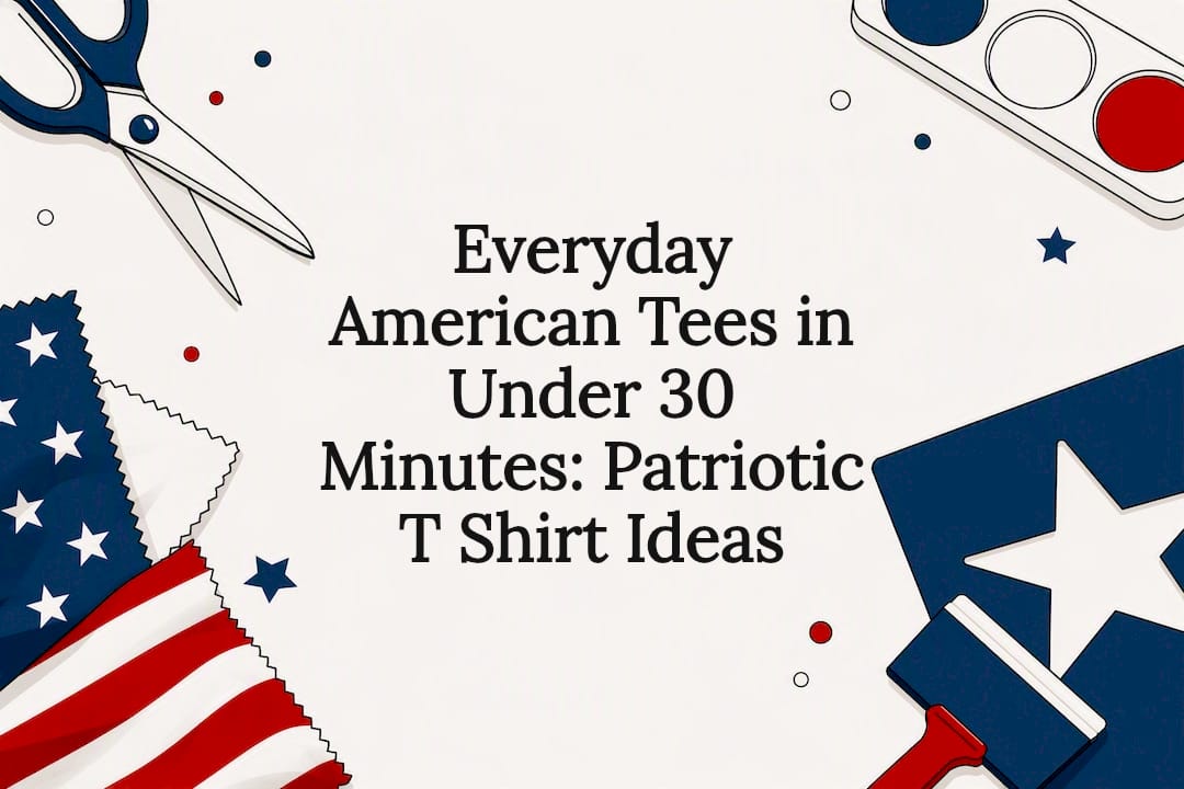 Everyday American Tees in Under 30 Minutes: Patriotic T Shirt Ideas - Gulf of America®