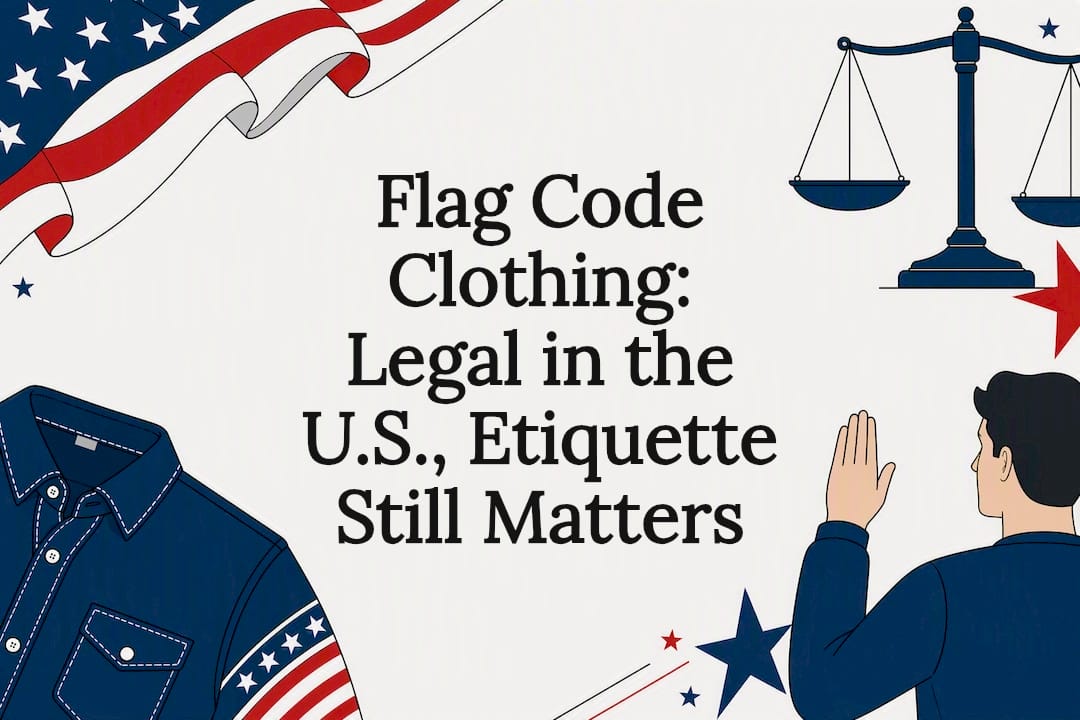 Flag Code Clothing: Legal in the U.S., Etiquette Still Matters - Gulf of America®