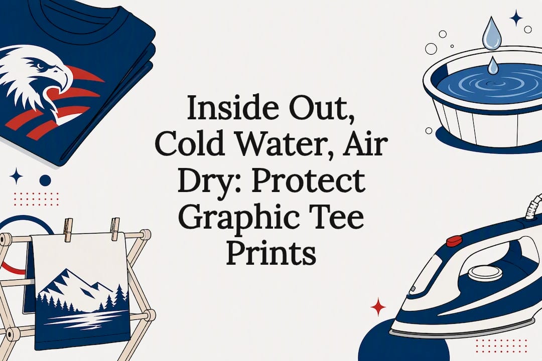 Inside Out, Cold Water, Air Dry: Protect Graphic Tee Prints - Gulf of America®