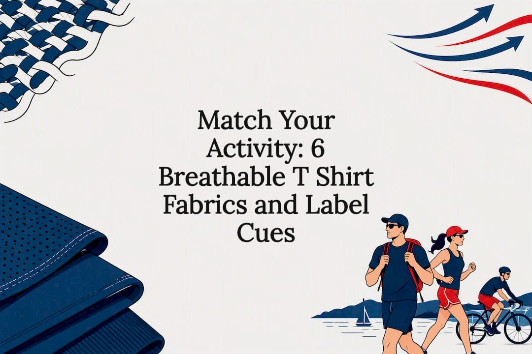 Match Your Activity: 6 Breathable T Shirt Fabrics and Label Cues - Gulf of America®