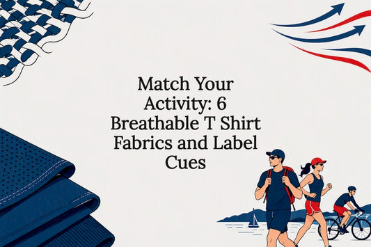 Match Your Activity: 6 Breathable T Shirt Fabrics and Label Cues - Gulf of America®