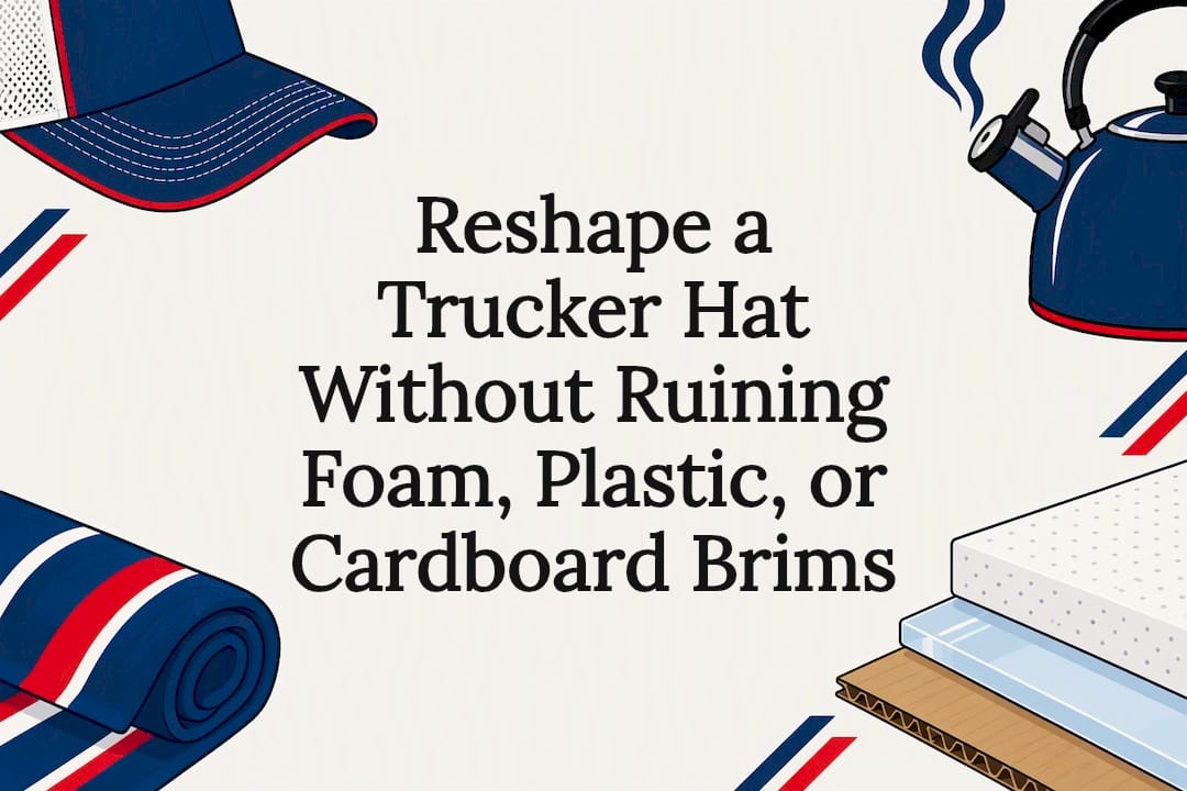 Reshape a Trucker Hat Without Ruining Foam, Plastic, or Cardboard Brims - Gulf of America®