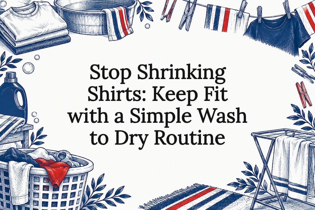 Stop Shrinking Shirts: Keep Fit with a Simple Wash to Dry Routine - Gulf of America®