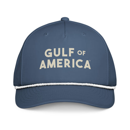 Gulf of America - Bold Message Hat - Premium Classic Rope Cap - Summer - Beach - USA - Patriotic - 4th of July - Gulf of America®