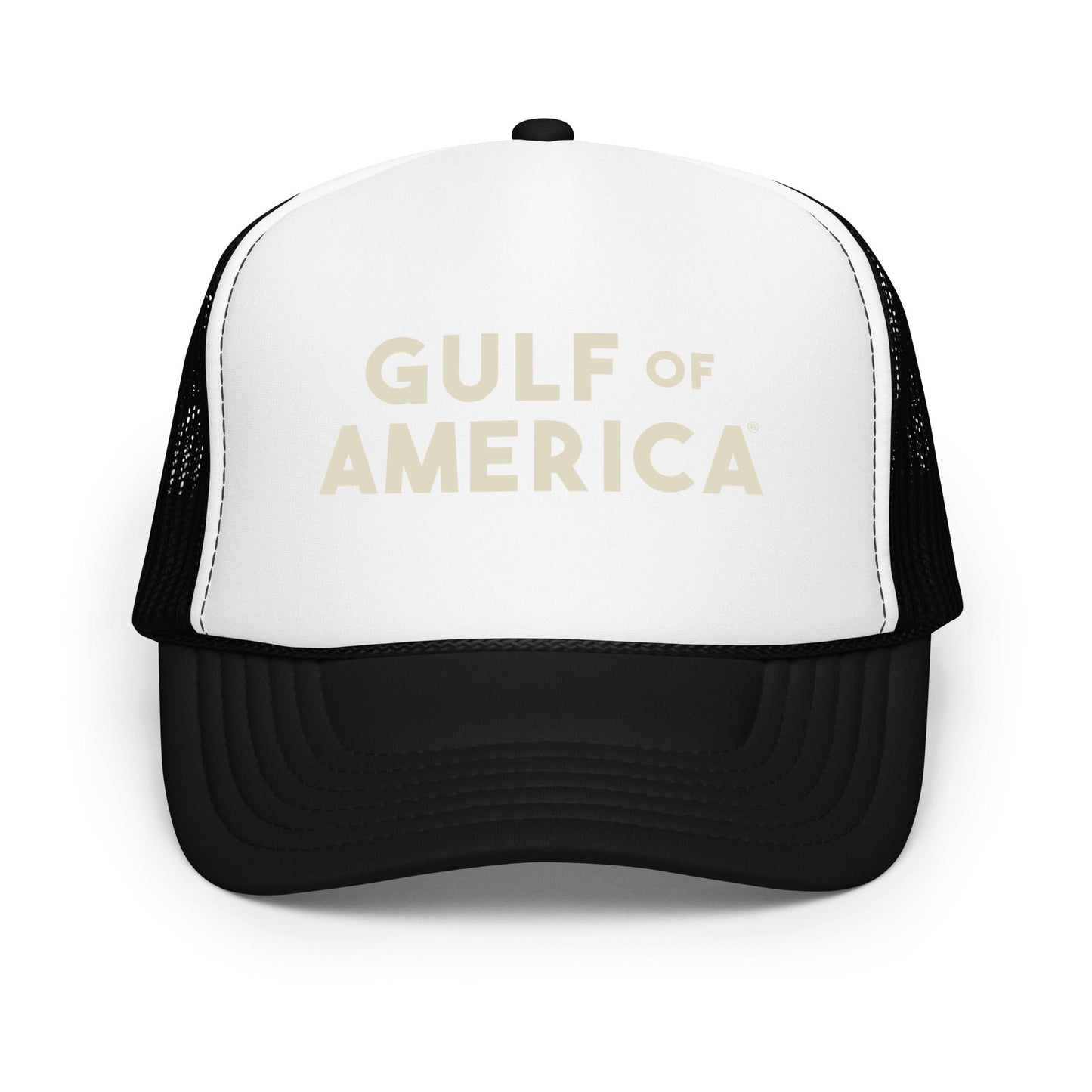 Gulf of America - Bold Message Hat - Premium Foam Trucker Cap - Summer - Beach - USA - Patriotic - 4th of July - Gulf of America®