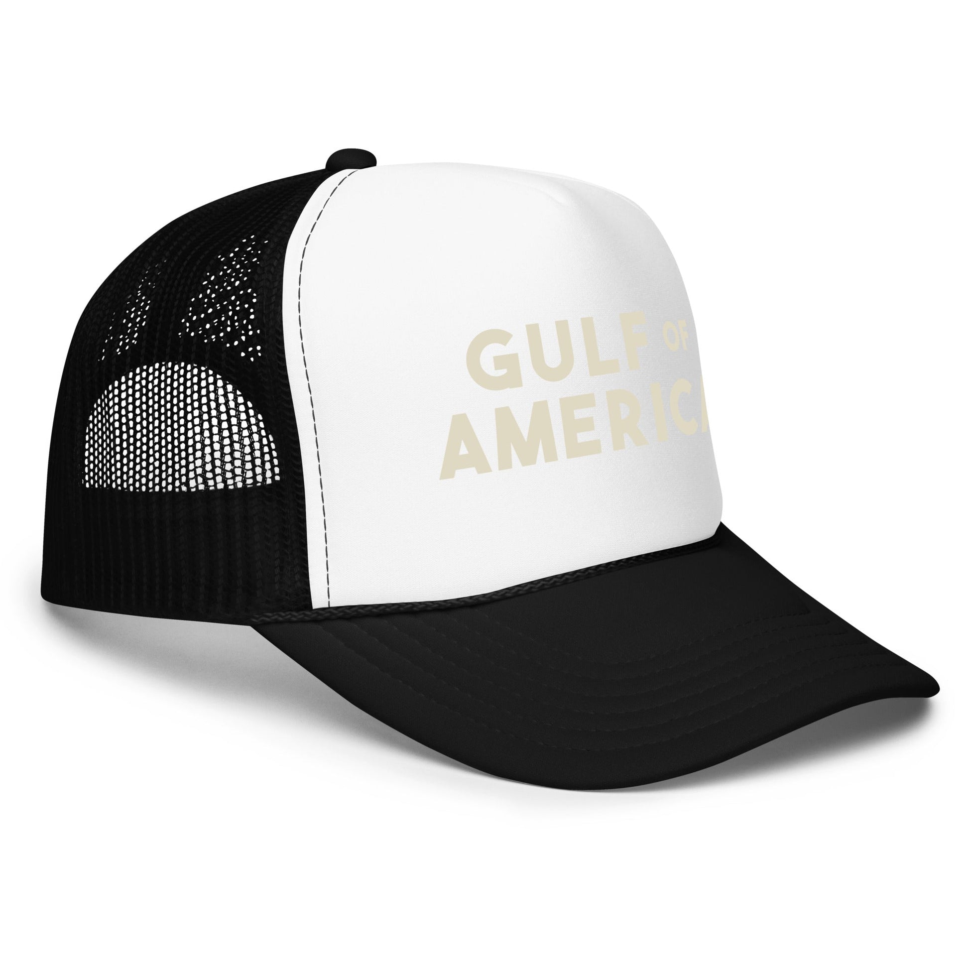 Gulf of America - Bold Message Hat - Premium Foam Trucker Cap - Summer - Beach - USA - Patriotic - 4th of July - Gulf of America®