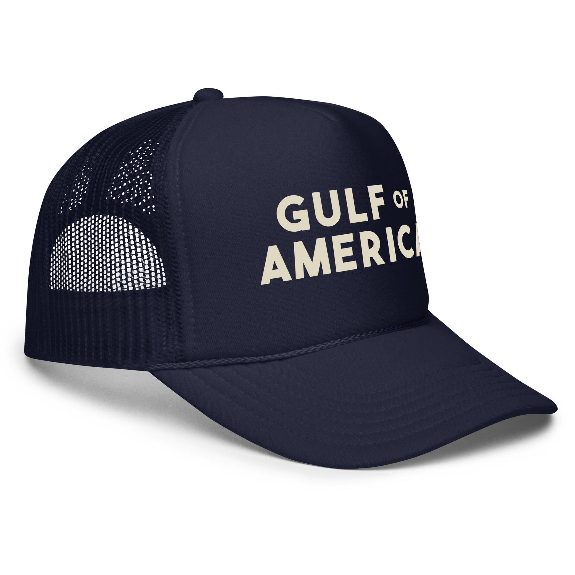 Gulf of America - Bold Message Hat - Premium Foam Trucker Cap - Summer - Beach - USA - Patriotic - 4th of July - Gulf of America®