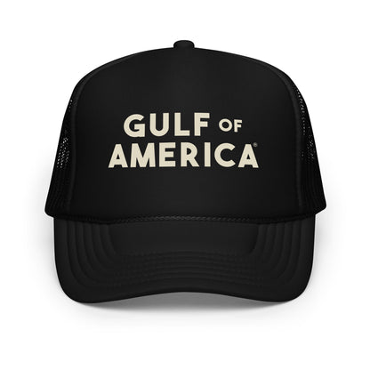 Gulf of America - Bold Message Hat - Premium Foam Trucker Cap - Summer - Beach - USA - Patriotic - 4th of July - Gulf of America®