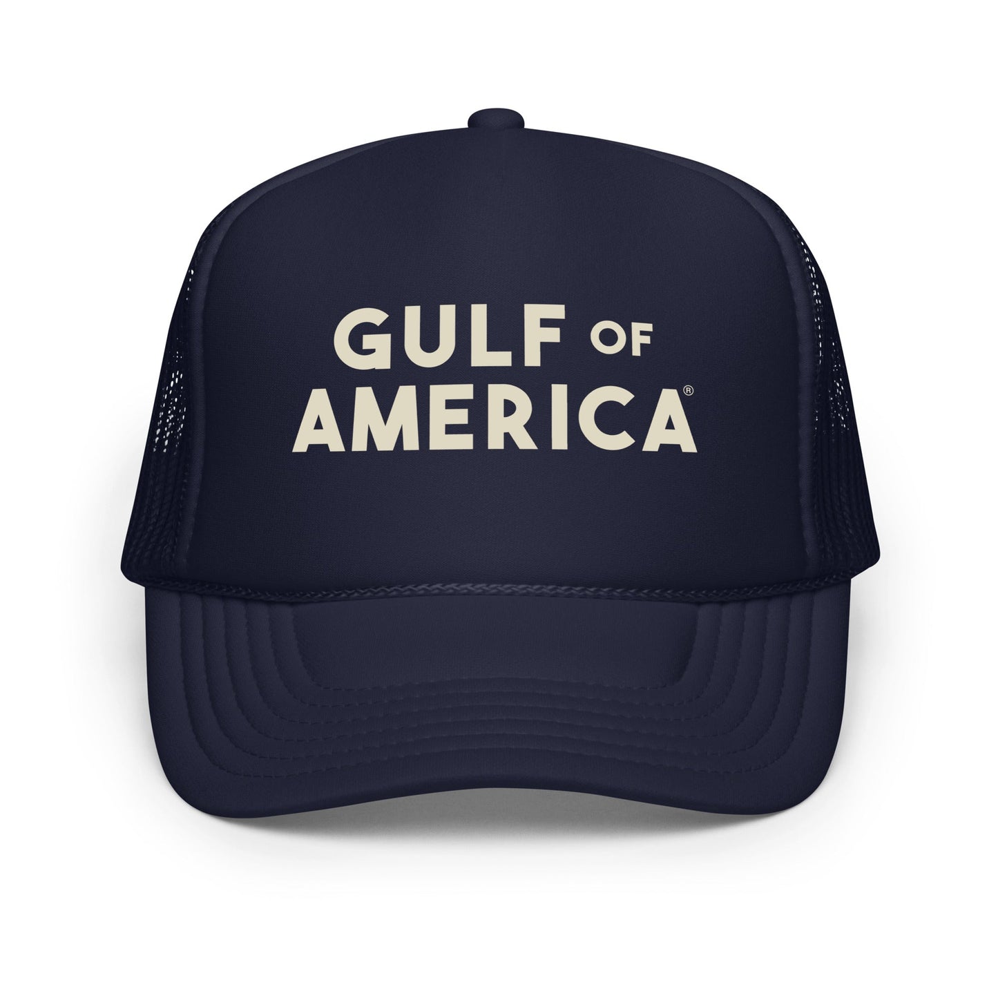 Gulf of America - Bold Message Hat - Premium Foam Trucker Cap - Summer - Beach - USA - Patriotic - 4th of July - Gulf of America®