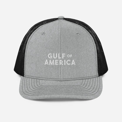 Gulf of America - Bold Message Hat - Premium Modern Trucker Cap - Summer - Beach - USA - Patriotic - 4th of July - Gulf of America®