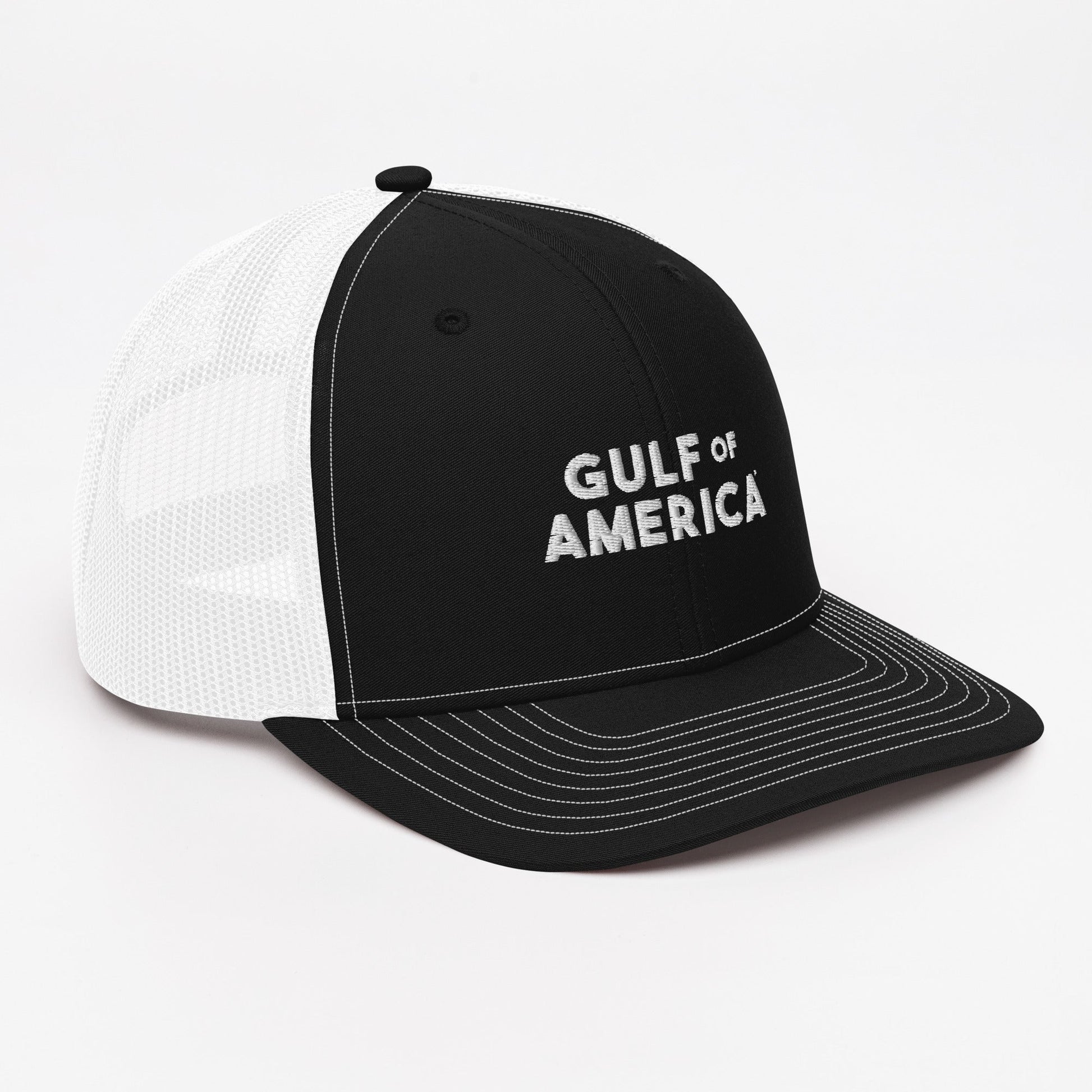 Gulf of America - Bold Message Hat - Premium Modern Trucker Cap - Summer - Beach - USA - Patriotic - 4th of July - Gulf of America®