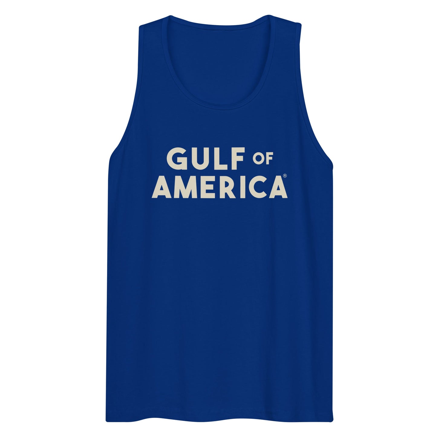 Gulf of America - Bold Message Tank Top - Premium T Shirt - Summer - Beach - USA - Patriotic - 4th of July - Gulf of America®
