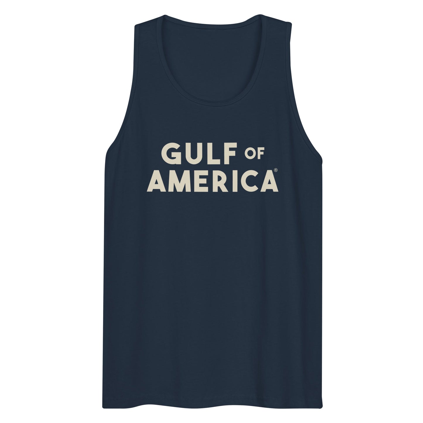 Gulf of America - Bold Message Tank Top - Premium T Shirt - Summer - Beach - USA - Patriotic - 4th of July - Gulf of America®