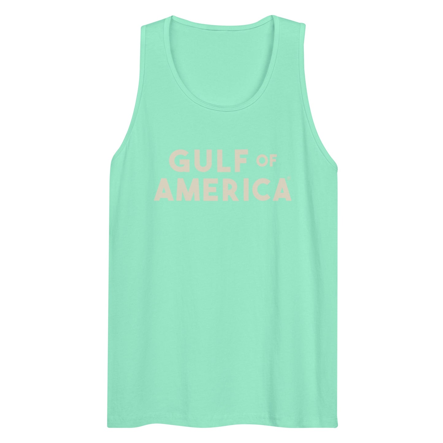 Gulf of America - Bold Message Tank Top - Premium T Shirt - Summer - Beach - USA - Patriotic - 4th of July - Gulf of America®