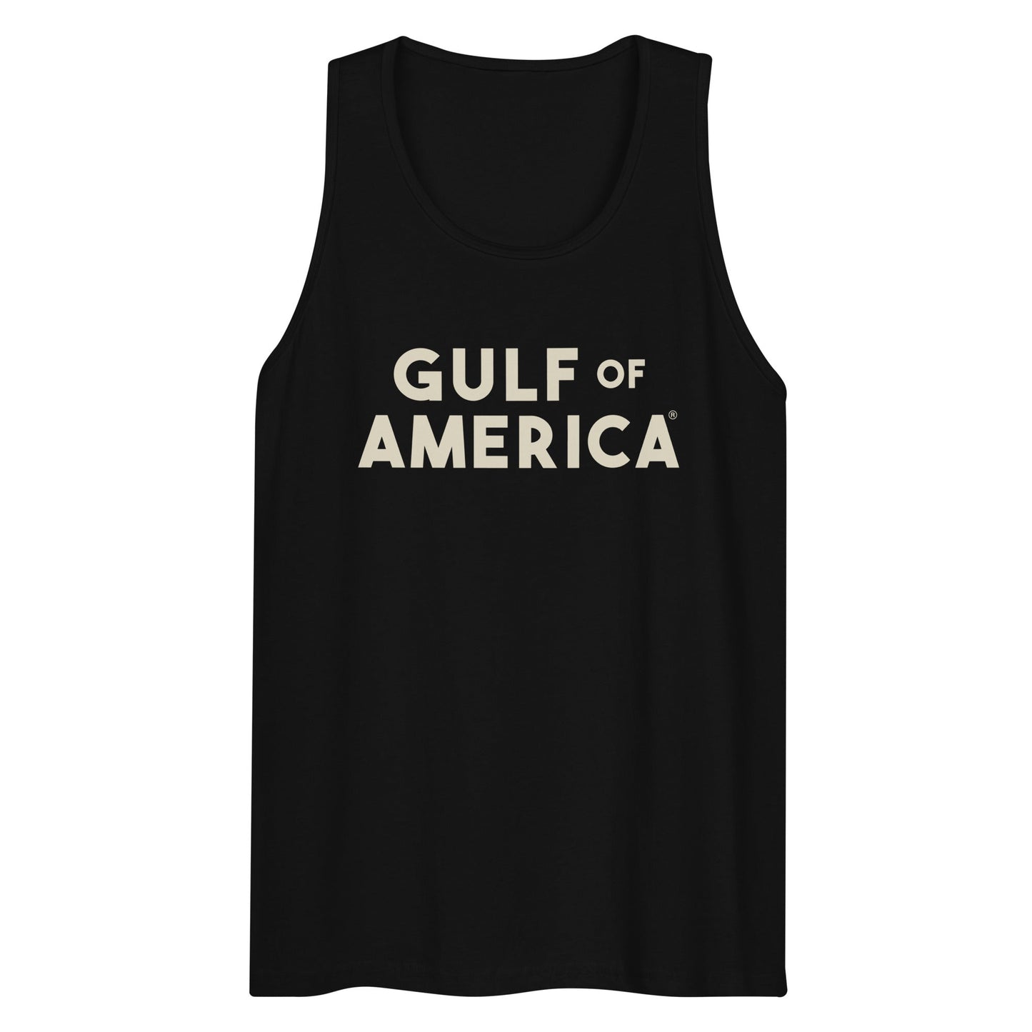 Gulf of America - Bold Message Tank Top - Premium T Shirt - Summer - Beach - USA - Patriotic - 4th of July - Gulf of America®