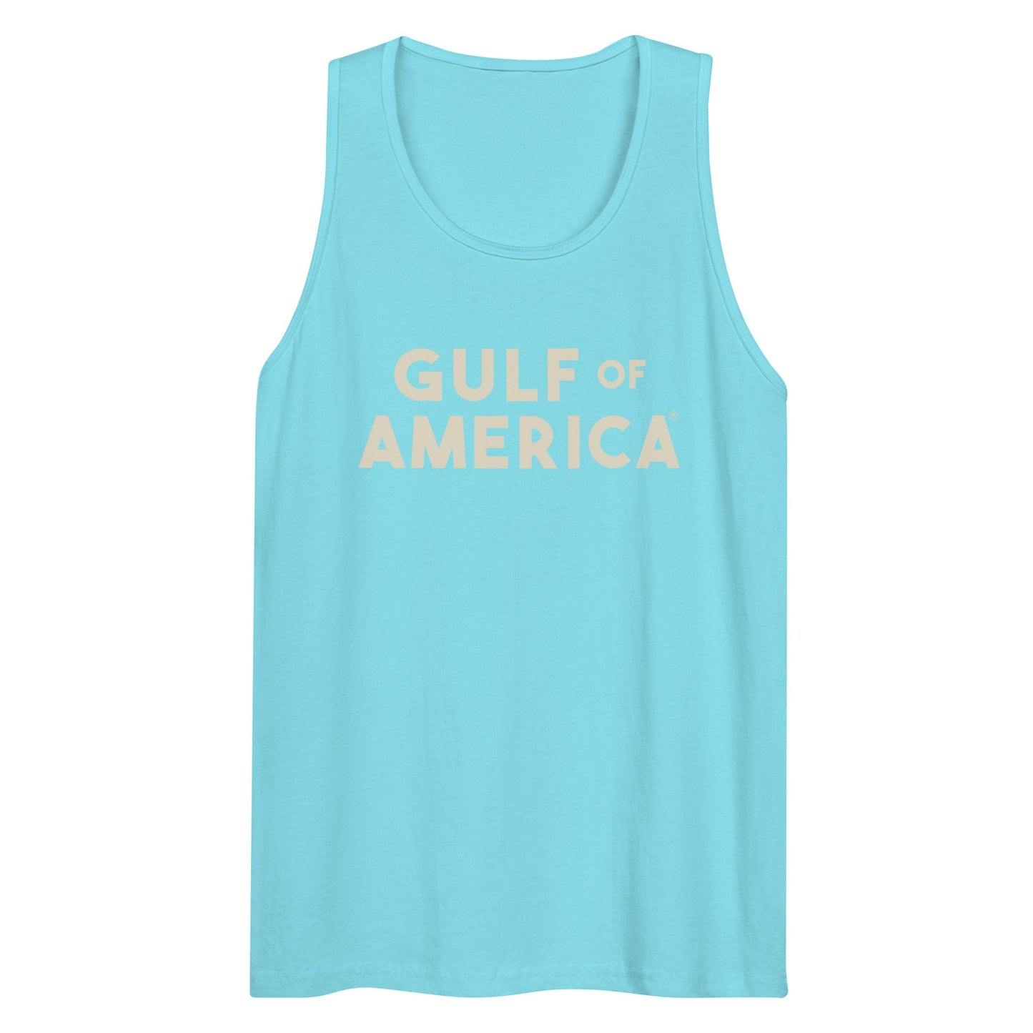 Gulf of America - Bold Message Tank Top - Premium T Shirt - Summer - Beach - USA - Patriotic - 4th of July - Gulf of America®
