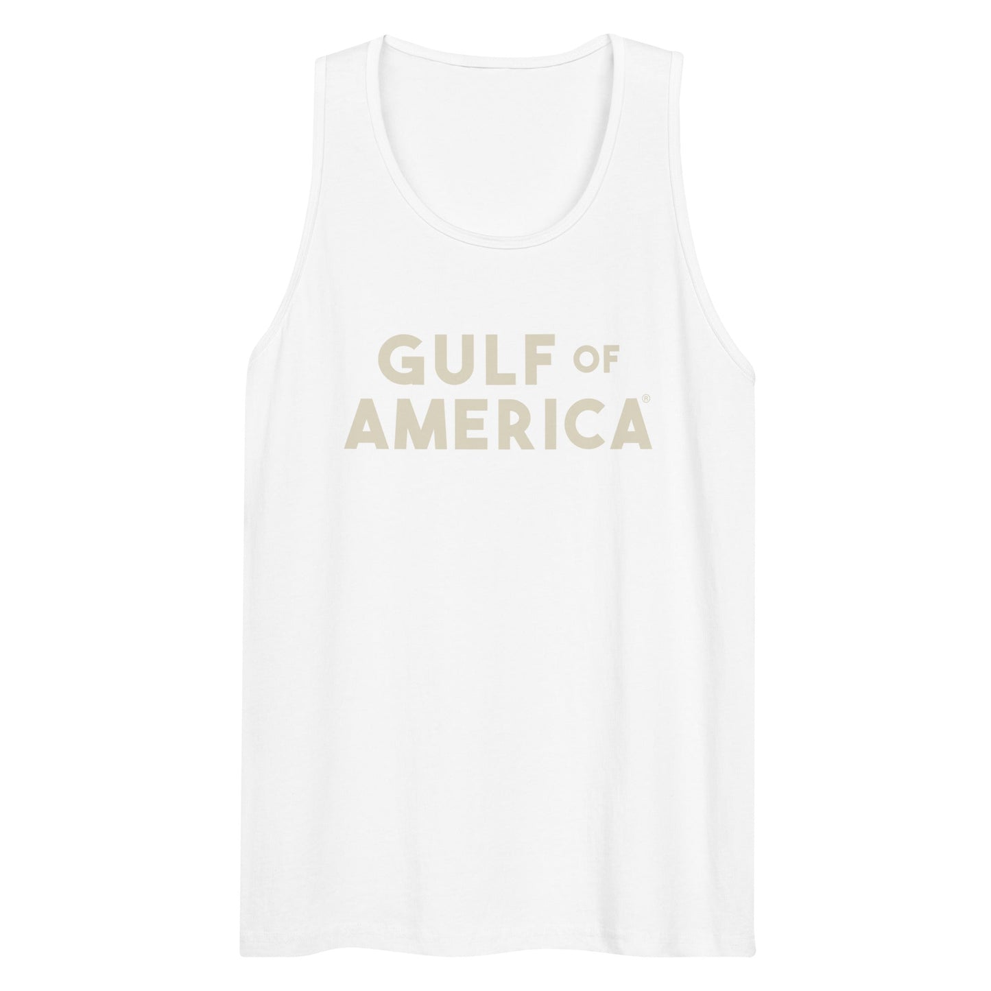 Gulf of America - Bold Message Tank Top - Premium T Shirt - Summer - Beach - USA - Patriotic - 4th of July - Gulf of America®