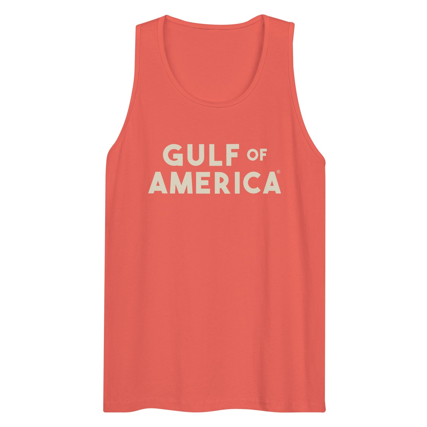 Gulf of America - Bold Message Tank Top - Premium T Shirt - Summer - Beach - USA - Patriotic - 4th of July - Gulf of America®