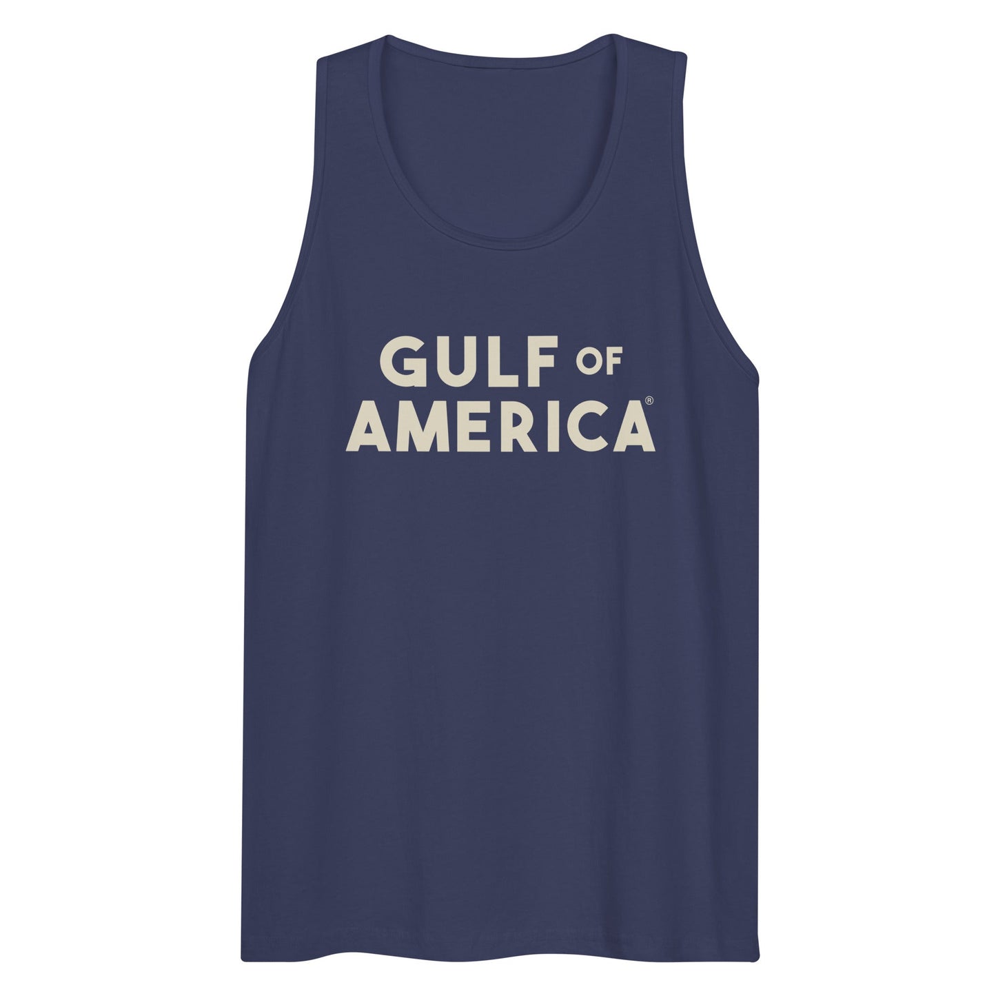 Gulf of America - Bold Message Tank Top - Premium T Shirt - Summer - Beach - USA - Patriotic - 4th of July - Gulf of America®