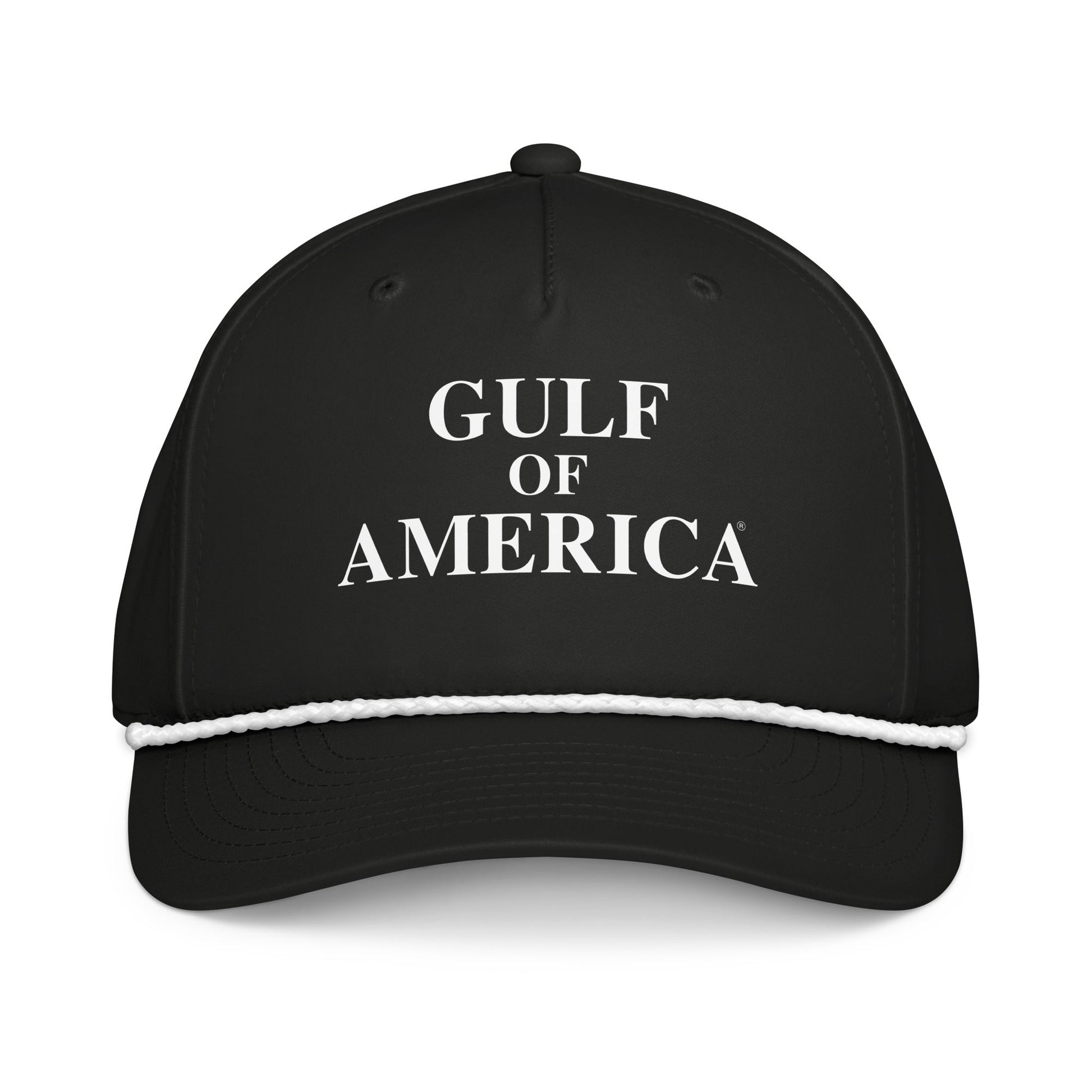 Gulf of America - Centered Message Hat - Premium Classic Rope Cap - Summer - Beach - USA - Patriotic - 4th of July - Gulf of America®