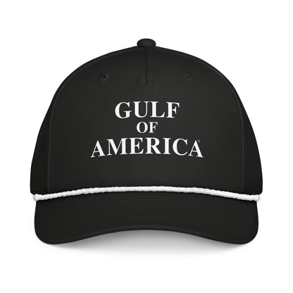 Gulf of America - Centered Message Hat - Premium Classic Rope Cap - Summer - Beach - USA - Patriotic - 4th of July - Gulf of America®