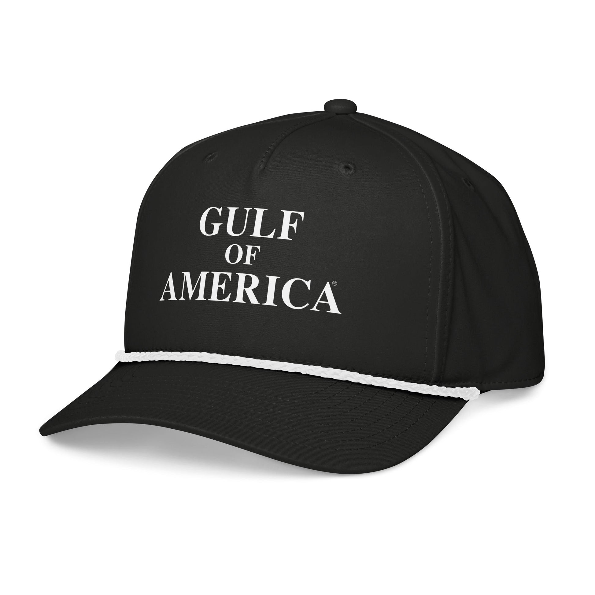 Gulf of America - Centered Message Hat - Premium Classic Rope Cap - Summer - Beach - USA - Patriotic - 4th of July - Gulf of America®