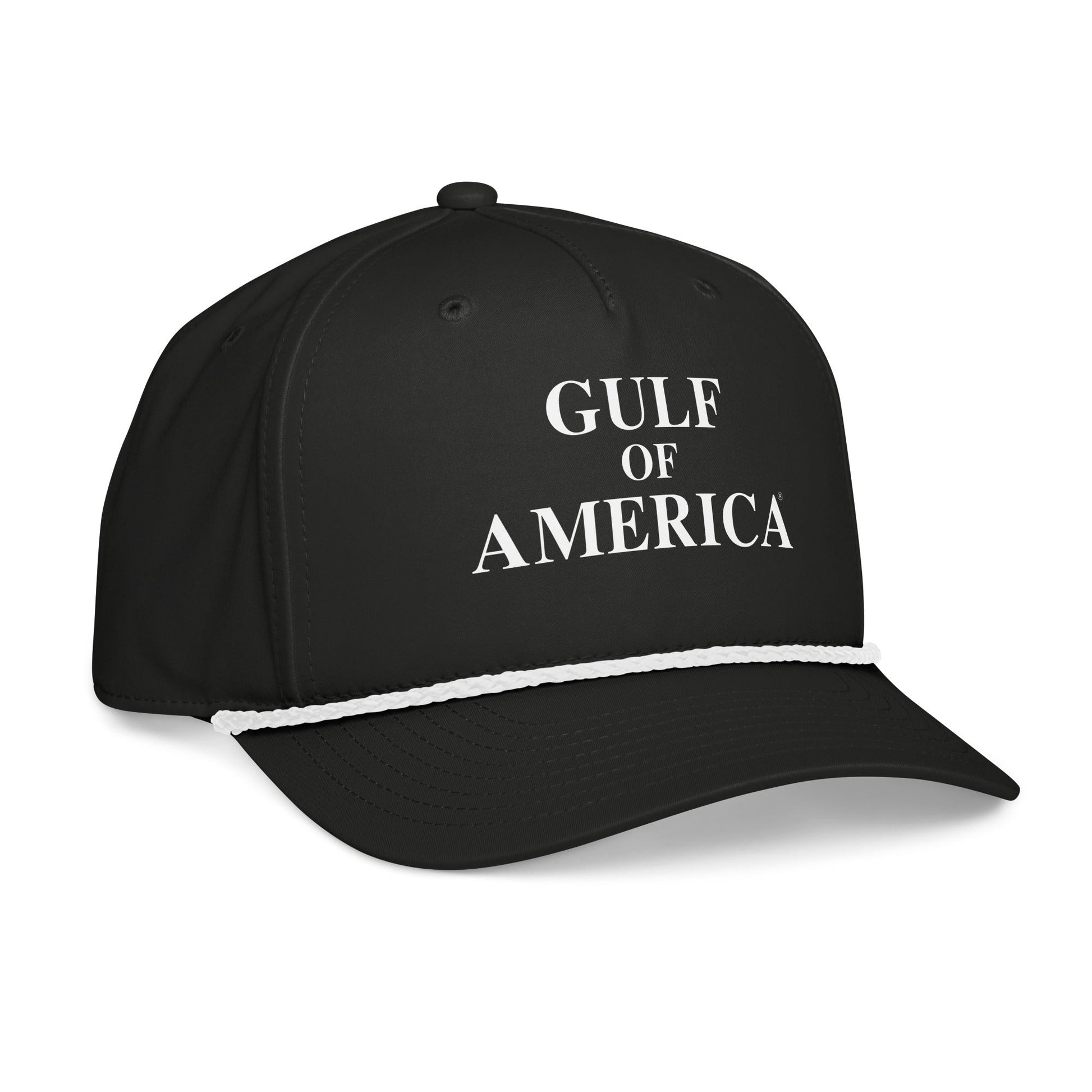 Gulf of America - Centered Message Hat - Premium Classic Rope Cap - Summer - Beach - USA - Patriotic - 4th of July - Gulf of America®
